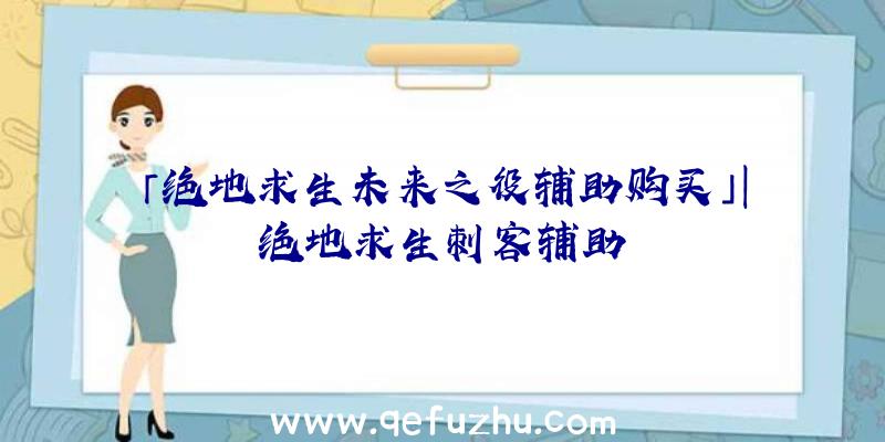 「绝地求生未来之役辅助购买」|绝地求生刺客辅助